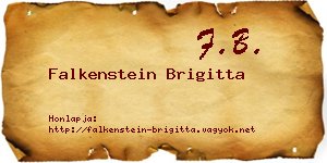 Falkenstein Brigitta névjegykártya